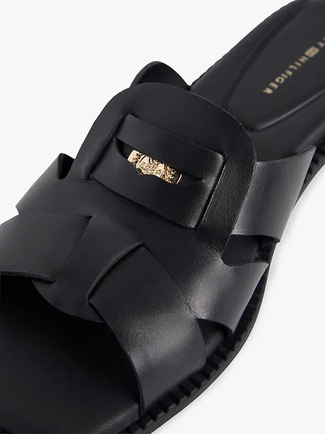 Leather Penny Loafer Sandal Leather Penny Loafer Sandal