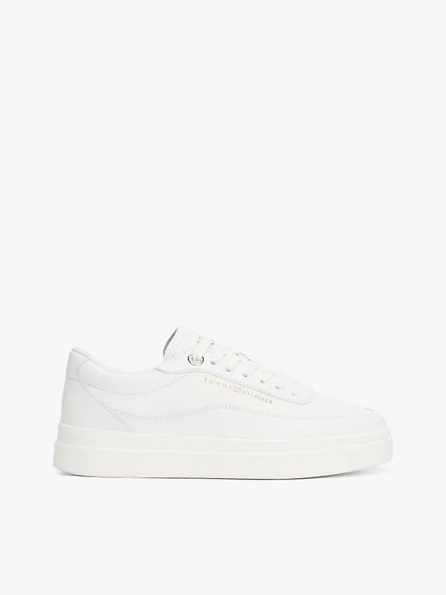 Leather Platform Court Sneaker Leather Platform Court Sneaker