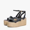 Leather-Strap Platform Espadrille Leather-Strap Platform Espadrille
