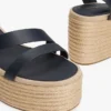 Leather-Strap Platform Espadrille Leather-Strap Platform Espadrille