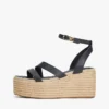 Leather-Strap Platform Espadrille Leather-Strap Platform Espadrille