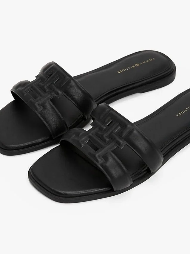 Leather TH Monogram Sandal Leather TH Monogram Sandal
