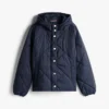 Lightweight Hooded Padded Quilted Jacket
