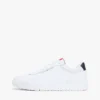 Lightweight Leather Mix Court Sneaker