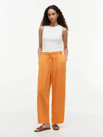 Lightweight Linen-Blend Pull-On Pant Lightweight Linen-Blend Pull-On Pant