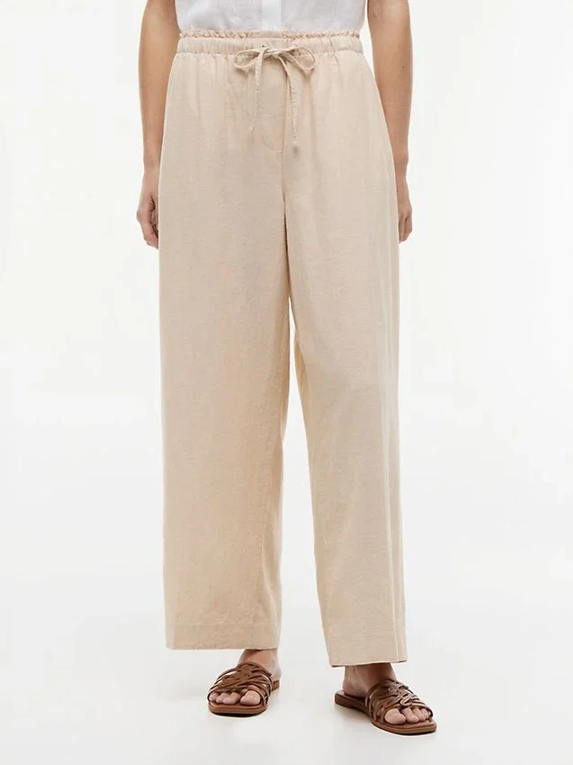 Lightweight Linen-Blend Pull-On Pant Lightweight Linen-Blend Pull-On Pant