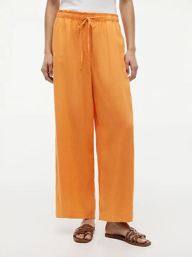 Lightweight Linen-Blend Pull-On Pant Lightweight Linen-Blend Pull-On Pant