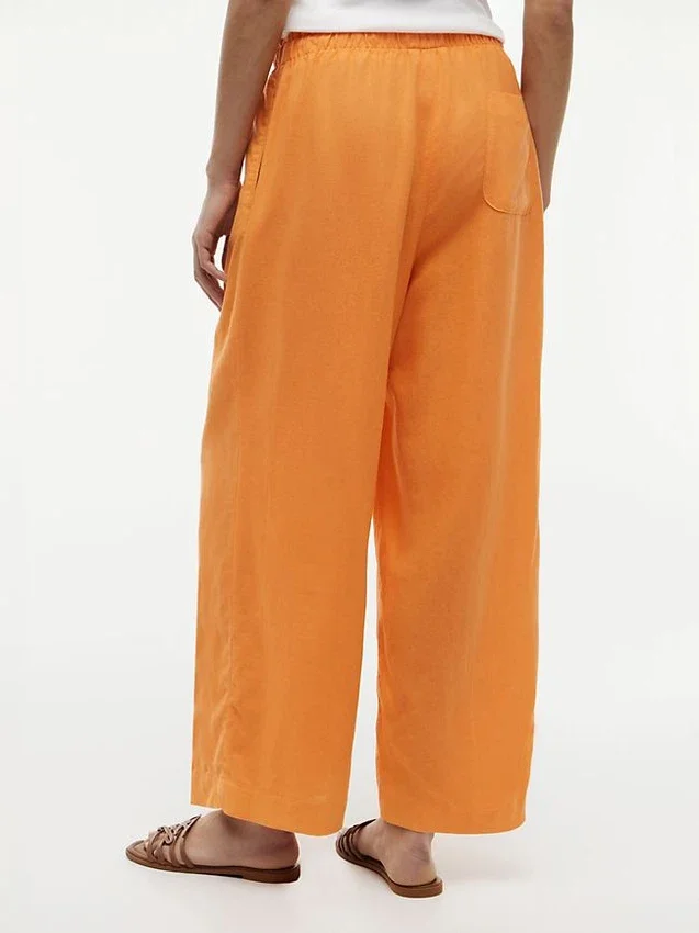 Lightweight Linen-Blend Pull-On Pant Lightweight Linen-Blend Pull-On Pant