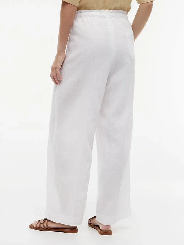 Lightweight Linen-Blend Pull-On Pant Lightweight Linen-Blend Pull-On Pant