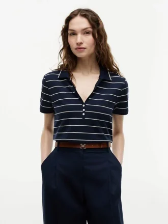 Lightweight Pique Henley Polo