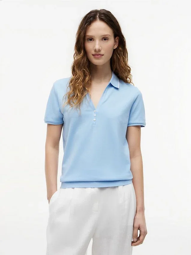 Lightweight Pique Henley Polo Lightweight Pique Henley Polo