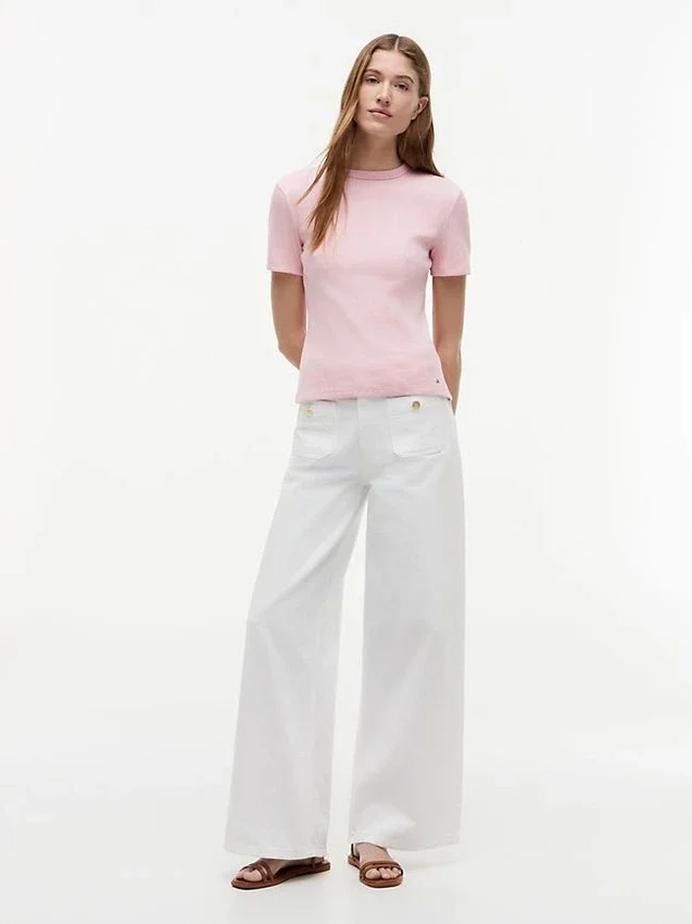 Lightweight Rib-Knit T-Shirt Lightweight Rib-Knit T-Shirt