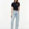 Lightweight Rib-Knit T-Shirt Lightweight Rib-Knit T-Shirt