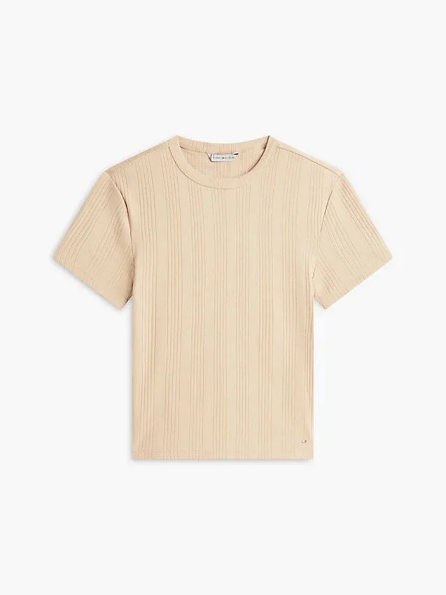 Lightweight Rib-Knit T-Shirt Lightweight Rib-Knit T-Shirt