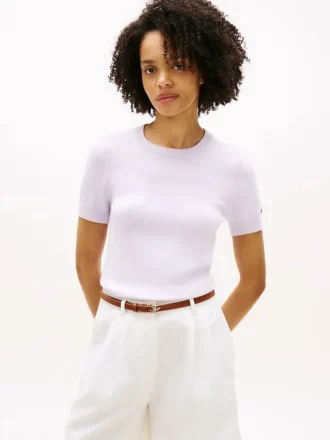 Lightweight Short-Sleeve Sweater