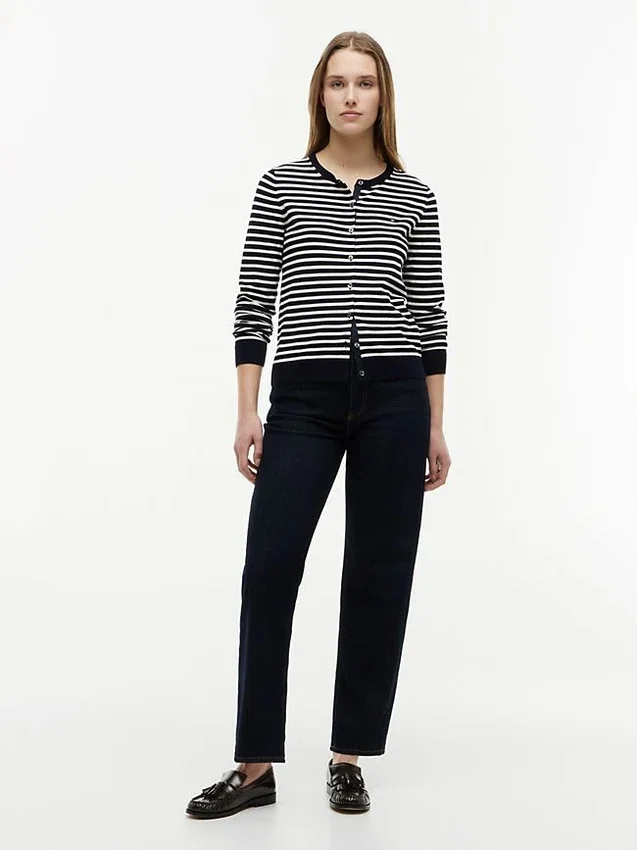Lightweight Striped Cardigan Lightweight Striped Cardigan
