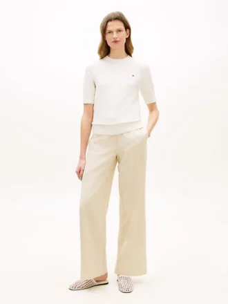 Lightweight Twill Straight Leg Pant