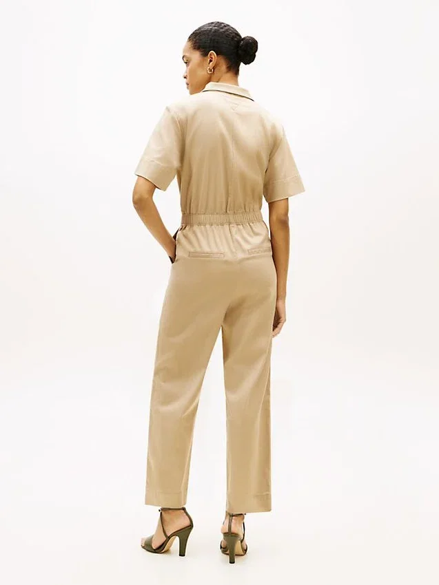 Lightweight Twill Utility Jumpsuit Lightweight Twill Utility Jumpsuit