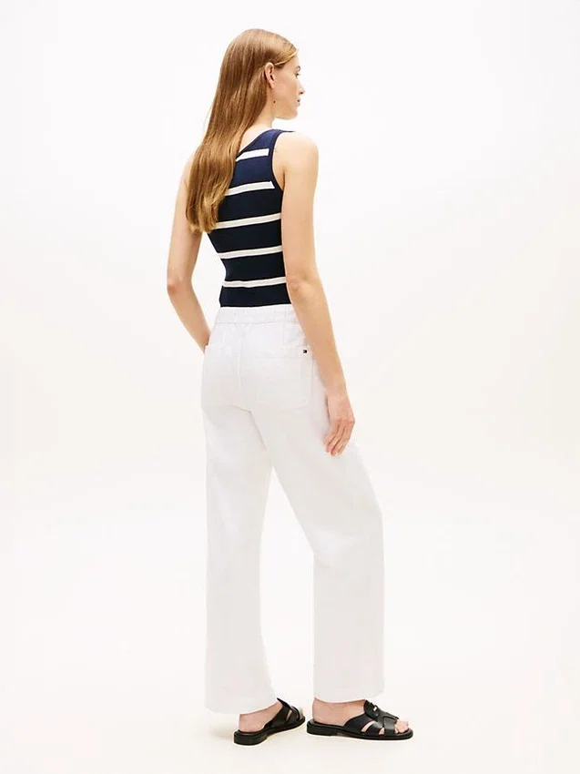 Lightweight Wide Leg Pull-On Jean Lightweight Wide Leg Pull-On Jean