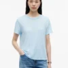 Linen-Blend Crewneck T-Shirt Linen-Blend Crewneck T-Shirt