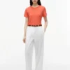 Linen-Blend Crewneck T-Shirt Linen-Blend Crewneck T-Shirt