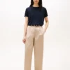 Linen-Blend Crewneck T-Shirt Linen-Blend Crewneck T-Shirt
