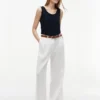 Linen-Blend Jersey Tank Top Linen-Blend Jersey Tank Top
