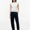 Linen-Cotton Blend Pull-On Pant Linen-Cotton Blend Pull-On Pant