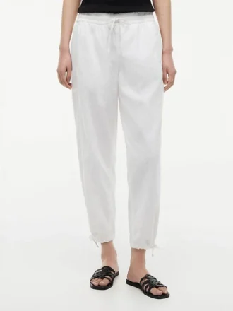 Linen-Cotton Blend Pull-On Pant Linen-Cotton Blend Pull-On Pant