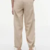 Linen-Cotton Blend Pull-On Pant Linen-Cotton Blend Pull-On Pant