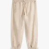 Linen-Cotton Blend Pull-On Pant Linen-Cotton Blend Pull-On Pant