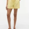 Linen-Cotton Blend Pull-On Short Linen-Cotton Blend Pull-On Short