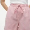 Linen-Cotton Blend Pull-On Short Linen-Cotton Blend Pull-On Short