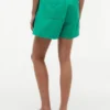 Linen-Cotton Blend Pull-On Short Linen-Cotton Blend Pull-On Short