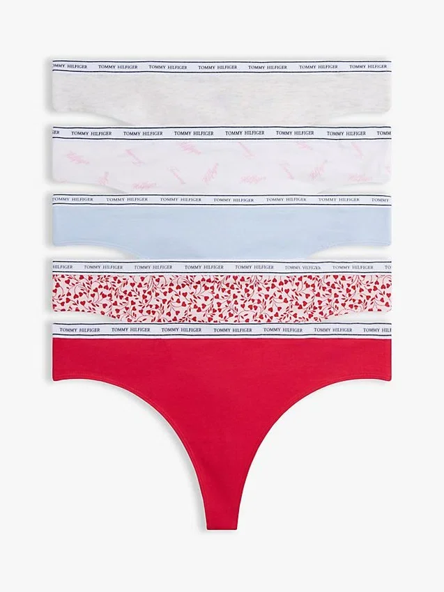 Logo Band Mix Thong 5-Pack Logo Band Mix Thong 5-Pack