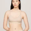 Logo Knit Unlined Triangle Bra