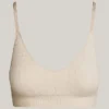 Logo Knit Unlined Triangle Bra