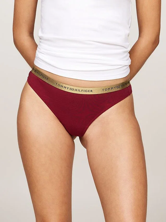 Logo Waistband Thong 5-Pack Logo Waistband Thong 5-Pack