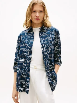 Long-Sleeve Linen Shirt