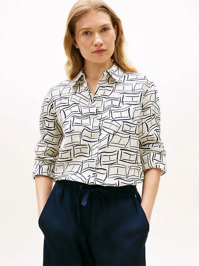 Long-Sleeve Linen Shirt Long-Sleeve Linen Shirt