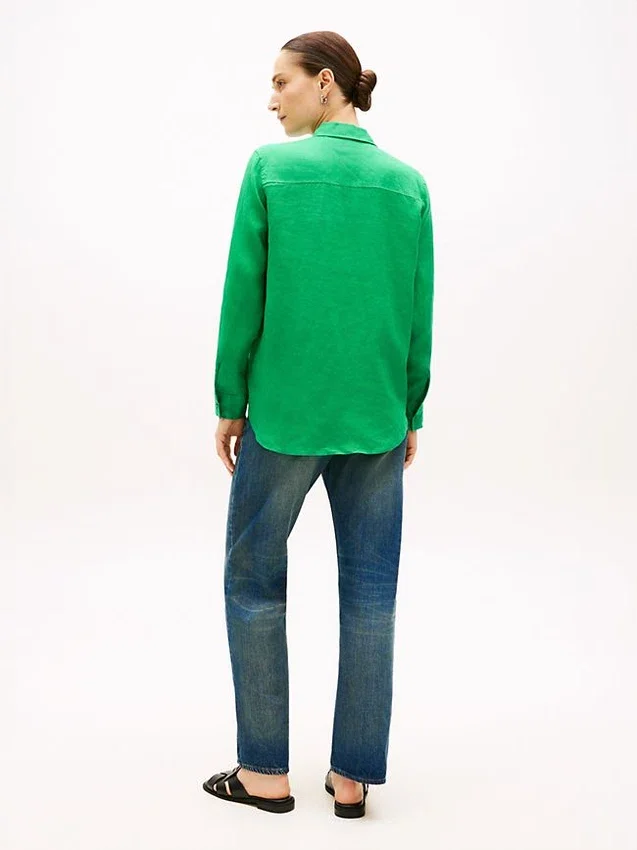 Long-Sleeve Linen Shirt Long-Sleeve Linen Shirt