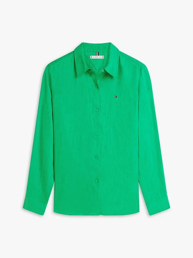 Long-Sleeve Linen Shirt Long-Sleeve Linen Shirt