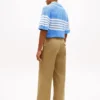Loose Fit Pleated Paper-Touch Pant