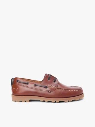 Lugged Lightweight Leather Boat Shoe