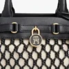 Macrame Leather Mini Tote Bag Macrame Leather Mini Tote Bag