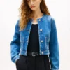 Medium Wash Denim Lady Jacket Medium Wash Denim Lady Jacket