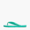 Metal Hardware Monogram Print Flip-Flop Metal Hardware Monogram Print Flip-Flop