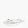 Metal Hardware TH Script Print Flip-Flop Metal Hardware TH Script Print Flip-Flop