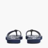 Metal Hardware TH Script Print Flip-Flop Metal Hardware TH Script Print Flip-Flop
