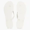 Metal Hardware TH Script Print Flip-Flop Metal Hardware TH Script Print Flip-Flop
